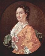 William Hogarth Portrait of Madam Salter oil on canvas